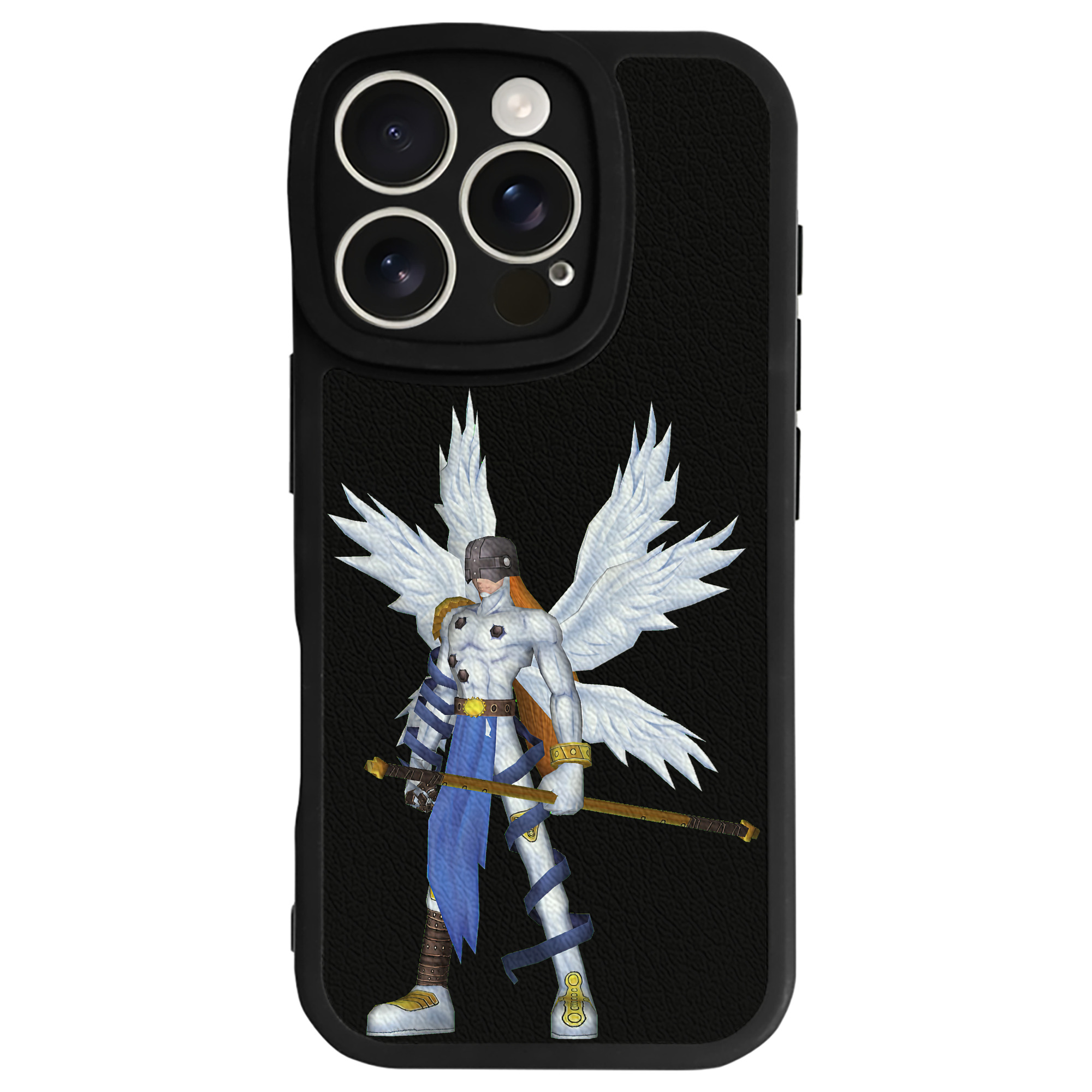 （画像用） Digimon デジタルモンスター/デジモン 【iPhone 16シリーズ対応】シリコンスマホケース（レザー調） 材質：シリコン